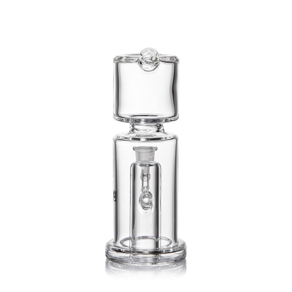 MJ Arsenal COLUMN MINI RIG Water Pipe 5" Clear 10mm Borosilicate Glass MJA