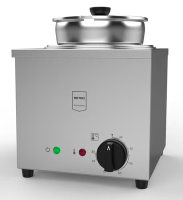 Bain Marie GHP1006 Wasserbad Speisenwärmer 31.3 x 25.5 x 31.5 cm Edelstahl 200W