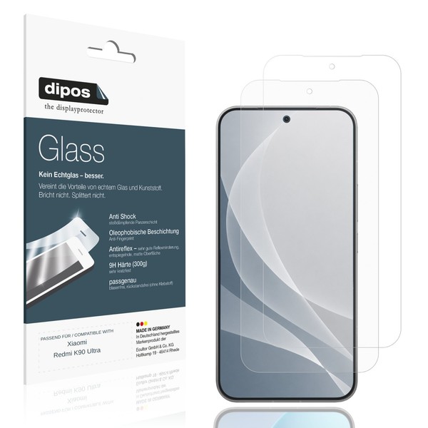 2X Schutzfolie FüR Xiaomi Redmi K90 Ultra Matt - Anti-Shock 9H Folie dipos-image