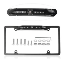 License Plate Backup CameraHD Night Vision Reverse Camera with 8 LED170°Wide ...