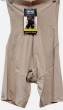Maidenform Women's Modern Sculpts High Waist Thigh Slimmer Tan S-NWT