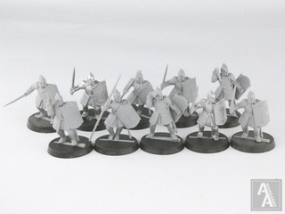 (3028) Minas Tirith Warriors Regiment Gondor Lord Of The Rings Hobbit