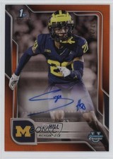 2025 Bowman U Chrome Prospect Orange Refractor 7/25 Jyaire Hill Auto 9et