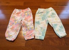 2T Girls Dye Tye Fleece Pants