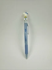 2002 Sanrio Hello Kitty Blue Pen Black Ink Tested Works Japan