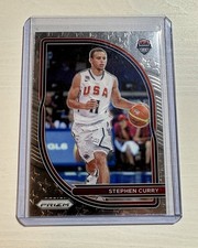 Stephen Curry Basketball Prizm #10 USA Basketball Prizms Silver USA