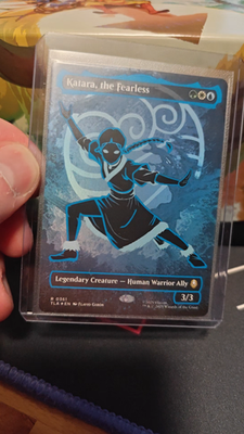 Katara, the Fearless (NM Foil Borderless Battle Pose) Avatar: The
