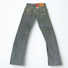 Levi's Jeans Boys 16 Slim Straight Adjustable Waist Light Wash Stretch Denim