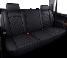 Back Seat Covers Compatioble with Chevy Silverado GMC Sierra Pickup Custom Fit