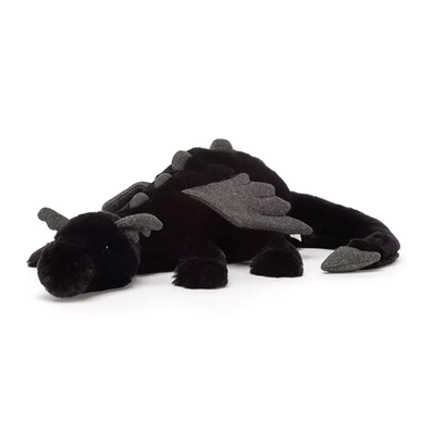  Onyx Dragon 黒い　龍　オニキス ドラゴンぬいぐるみ Jellycat Onyx Dragon Plush – Black - RETIRED RARE 50cm - NEW WITH
