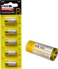 23A 12 Volt Battery 12V Alkaline Battery 5 Count 23A 12V Battery for Remote