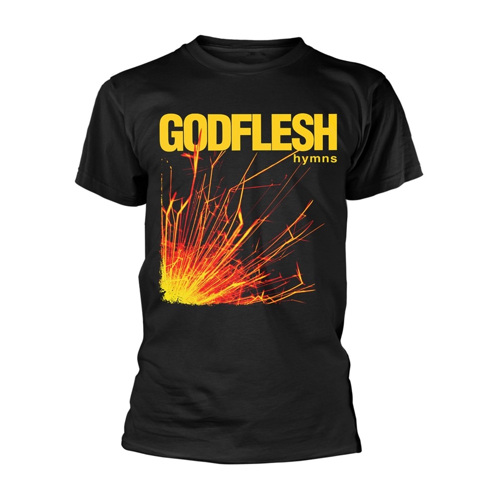 GODFLESH - ГИМНЫ ЧЕРНЫЙ ЧЕРНАЯ футболка маленького размера 5590₽