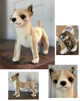 HANSA 11'' Chihuahua Plush Toy #6295 Realistic Dog Stuffed Animal Cuddle Toy