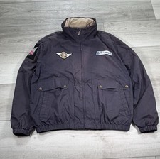 Austin Healey Triumph Mg Patch Jacket Xl Hidden Hood Pacific Trail Motorsport
