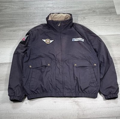Austin Healey Triumph MG Patch Jacket XL Hidden Hood Pacific Trail Motorsport 