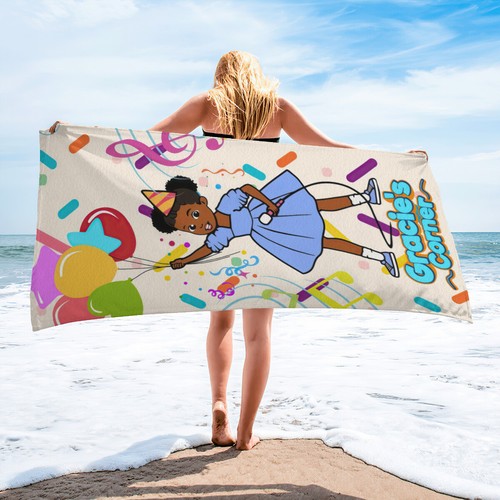 Gracies Corner Beach Towel Quick Drying Microfiber 30"x60" Birthday Gift - Picture 7 of 8