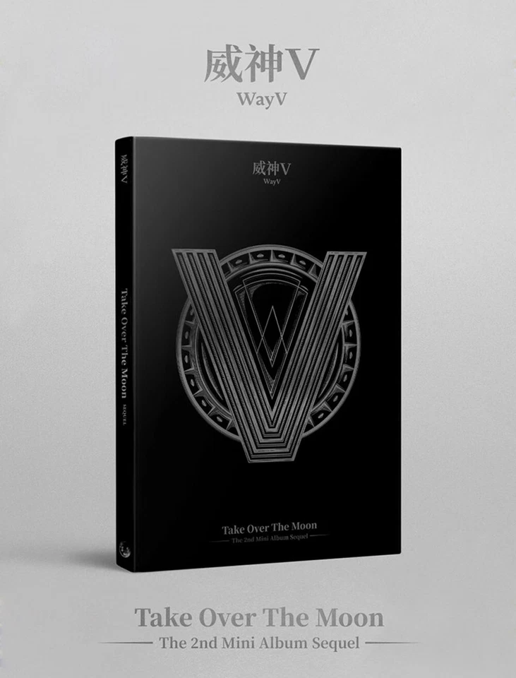 WayV 2nd Mini Album Take Over The Moon Sequel CD+P.Book+Post+P.Card+C.Card+Gift - Imagem 2 de 4