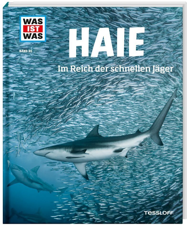 Thumbnail - Was Ist Was Band 95 Haie. Reich Der Schnellen Jäger | 2019 | Deutsch