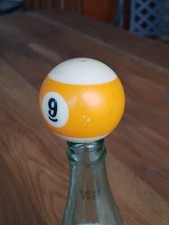 Pool Billiard Ball 9 Stripe Vintage Replacement 2 1/4"