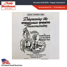 For 1946-1954 Dodge Chrysler Desoto Manual Shop Fluid Drive & Semi Auto Trans.