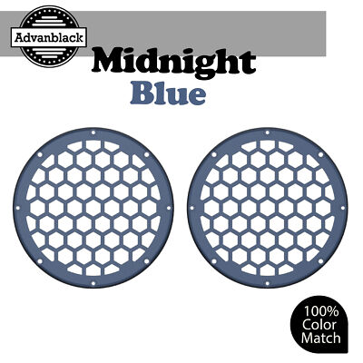 For Harley Lower Fairing Midnight Blue HEX 6.5'' Speaker Grill Advanblack x XBS