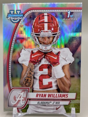 2024 Bowman University U Chrome Ryan Williams Silver Refractor First 1st