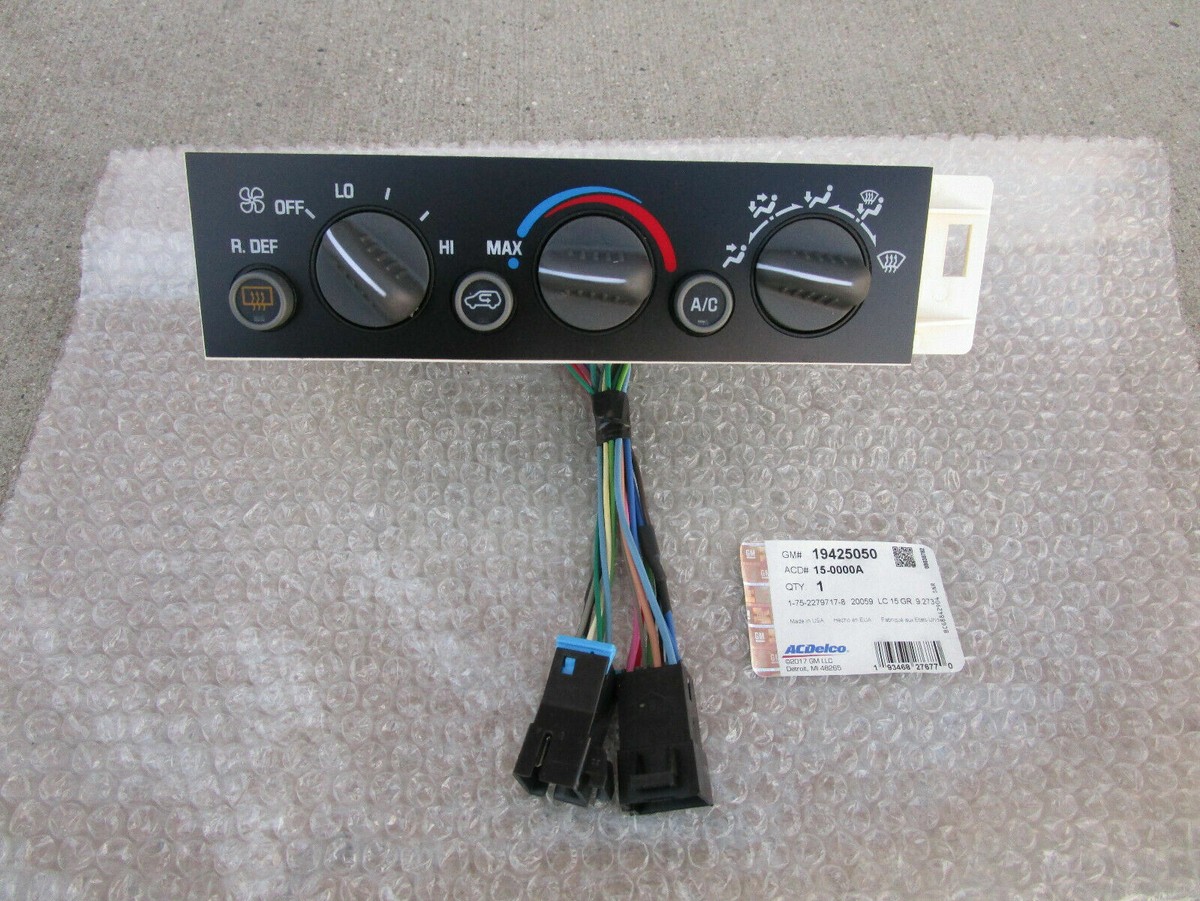 1995 GMC Yukon Suburban Sierra A/C Heater Climate Temperature