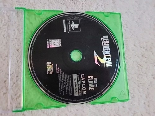 Resident Evil 2 Claire Disc 2 Only Sony PlayStation 1 PS1 TESTED WORKING