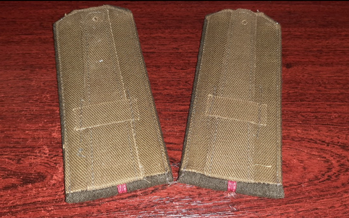 USSR Straps shoulder boards officer by cloth original deep green 50"s , 60"s - Picture 5 of 12