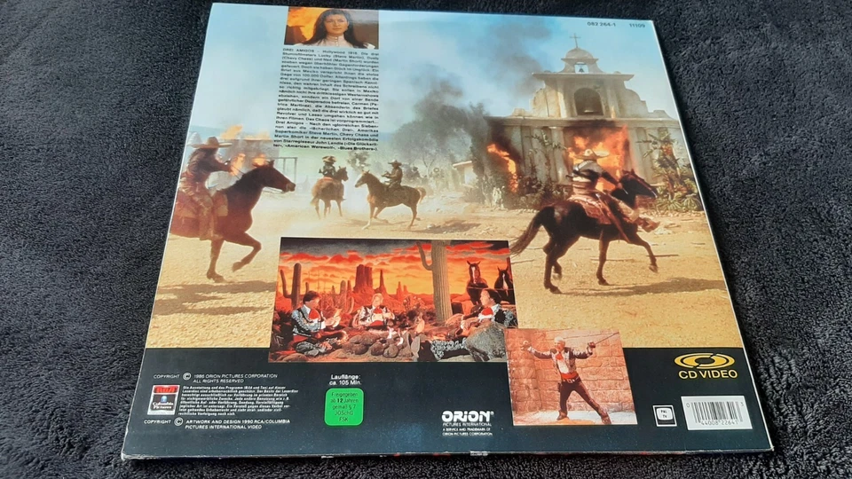 LASERDISC Drei Amigos  --Steve Martin--Pal - Bild 2 von 4