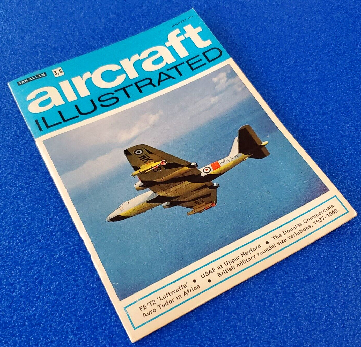 Aircraft Illustrated: January 1971 Vintage Aviation Magazine Free Shipping