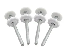 	4 Pack Baby Gate Threaded Spindle Rod 8MMM8 Screw Bolts Hardware Parts Kit	