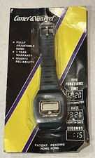 Carter & Van Peel Digital LCD Vintage Watch Black 