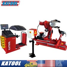 Katool Truck Tire Changer Machine Wheel Balancer Balancing Machine Truck Tire