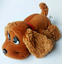 Jakks Pacific 2000 Animated Barking Tail Wagging Brown POUND PUPPY Red Collar