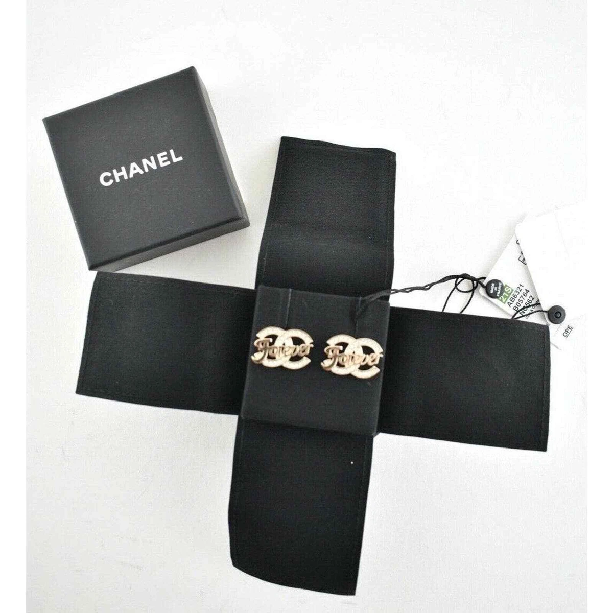 CHANEL Crystal CC Forever Earrings Gold 729419 FASHIONPHILE #7 CHANEL Crystal CC Forever Earrings Gold 729419 FASHIONPHILE