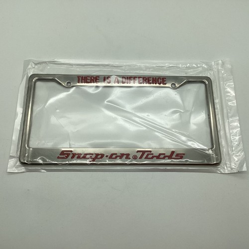 Snap On Tools There Is A Difference License Plate Frame New In Package