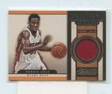 NORRIS COLE 2012-13 Panini Timeless Treasures Promising Pros Rookie Jersey /149