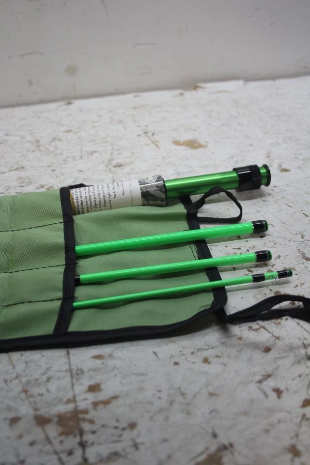 Caña de pescar con mosca Redington Minnow para pescadores jóvenes, verde neón Foto 4 de 4