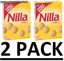 2 PACK - Nilla Wafers Vanilla Wafer Cookies (15 OZ) Total 30 oz. GREAT VALUE!!