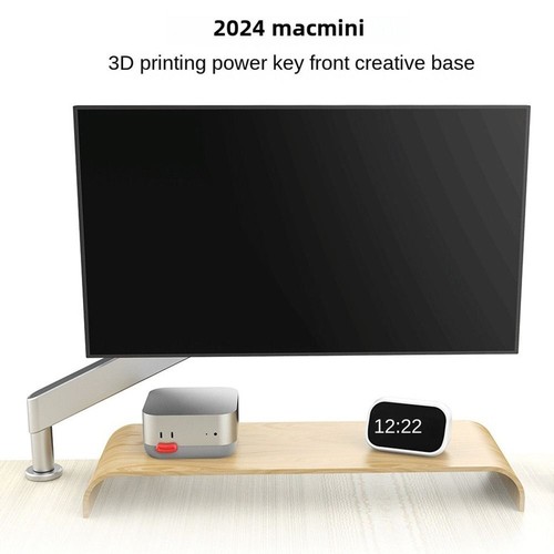 3D Printing Bracket Dustproof Host Accessories Computer Base for Macmini M4
