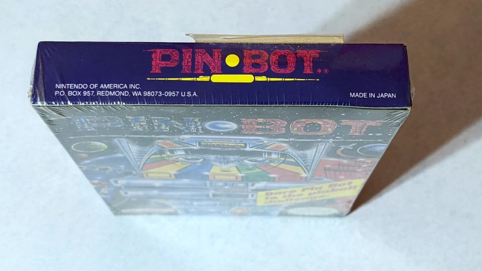 Pin Bot / PinBot - Nintendo NES - Brand New, Factory Sealed with H-Seam  - Image 3 of 4