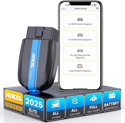 Ancel BD300 For BMW MINI Diagnostic Scanner Tool ABS SRS Code Reader BMS EPB SAS