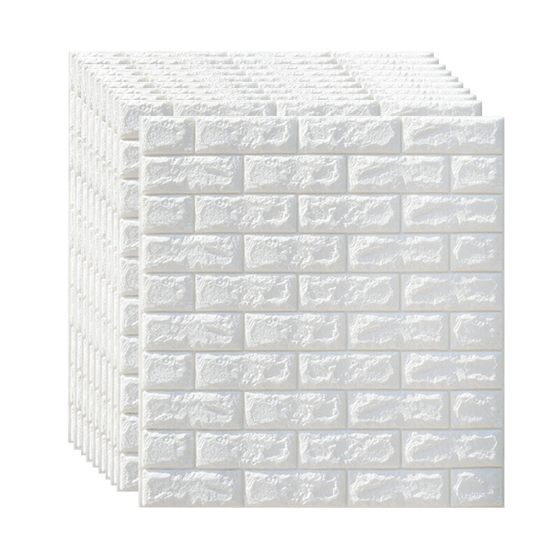 Selfadhesive 3D Tile Brick Wall Sticker Waterproof Wallpaper Foam
