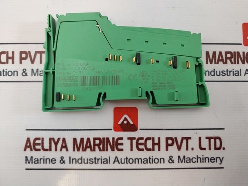 Phoenix Contact IB IL AO 2/U/BP Analog Module 2732732 24VDC/40MA - Picture 3 of 9