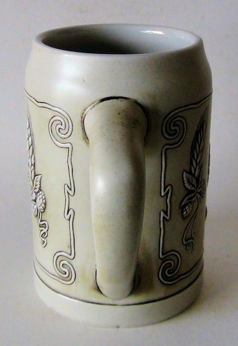 Budweiser 1991 Edition "Budweiser Bottled" Embossed Beer Mug Stein Sanahed #1992 - Picture 3 of 6