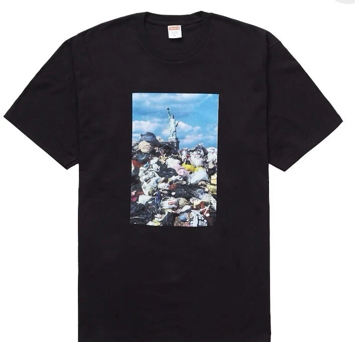 T shirt trash noir Supreme American taille S