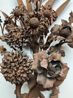 antique French wrought iron floral bouquet - cemetery - funeral - garden — photo 3