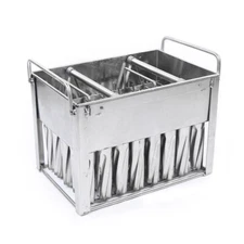 Commercial Ice Cream Stick Mold Stainless Steel 40 Pcs Spiral Popsicle Mold