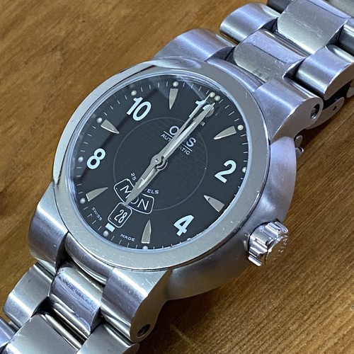 Oris TT1 Day Date 7517-41 Black Dial Automatic Men's Watch from JP - Picture 5 of 11